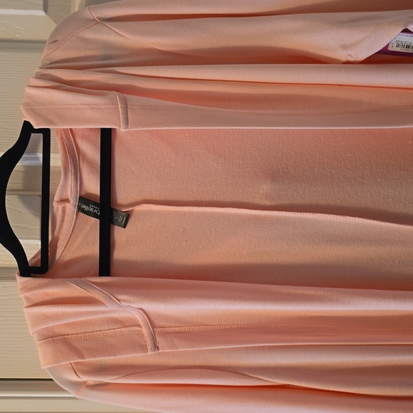 AMBRIELLE BRAND WOMEN'S PINK SOFT HOODED ROBE SIZE LARGE - Picture 3 of 16